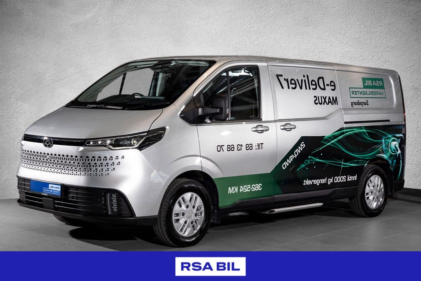 Bilde 1 av Maxus e-Deliver 7 Hengerfeste, 2 sett hjul, Leveringsklar!