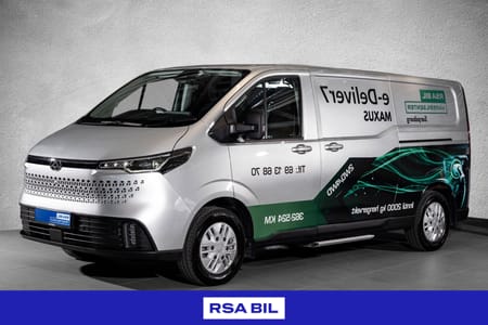 Maxus e-Deliver 7 Hengerfeste, 2 sett hjul, Leveringsklar!