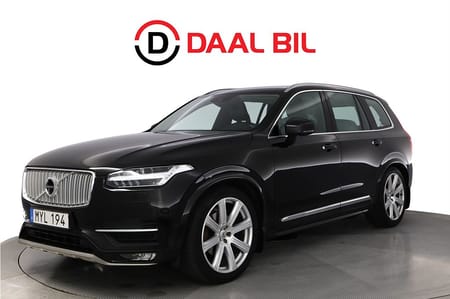 Volvo XC90 D5 AWD 225HK INSCRIPTION 7-SITS LUFTFJ 360° DRAG HuD