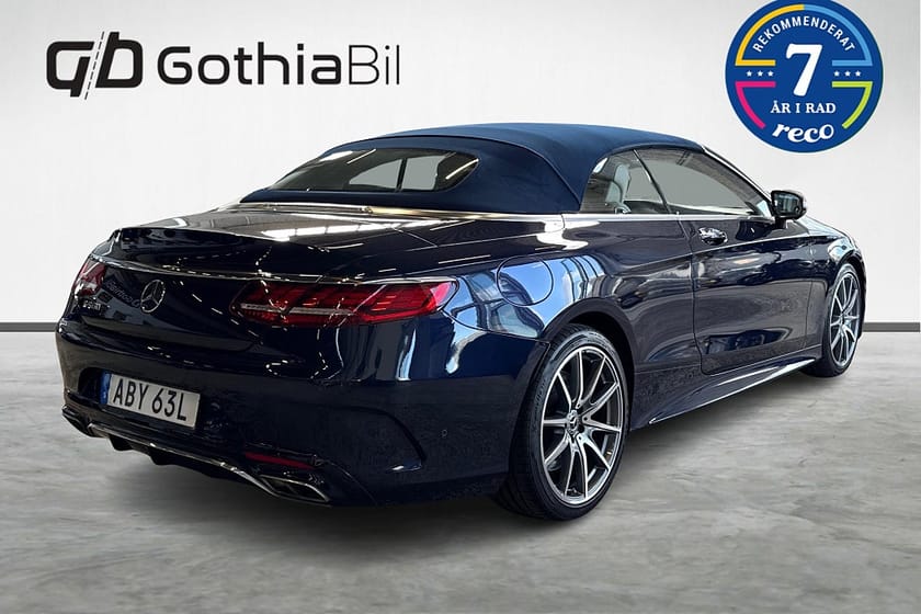 Bild 5 av Mercedes-Benz S 560 Cabriolet 9G-Tronic AMG Sport Nightvision Burm HUD