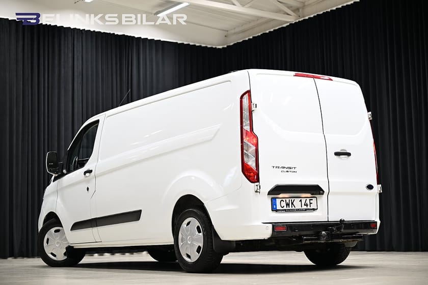Bild 4 av Ford Transit Custom 300 130HK L2 Automat|Inredd|Drag|Värmare|Backkamera