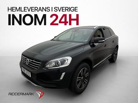 Volvo XC60 D4 AWD 190hk Classic Summum Drag Skinn Värm BLIS