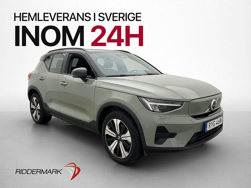 Bild 1 av Volvo XC40 Recharge Core Kamera Värmepump CarPlay Dragkrok
