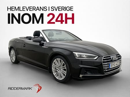 Audi A5 Cabriolet 40 TFSI 190hk S-line Navi P-sensor Läder