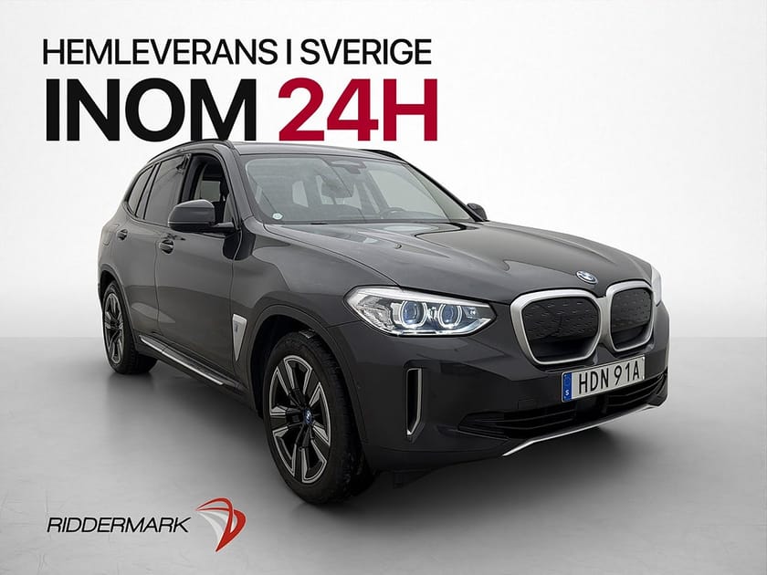 Bild 1 av BMW iX3 286hk Charged Pano Dragkrok Kamera Skinn Elstolar