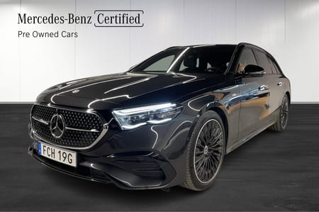 Mercedes-Benz E 300 de 4MATIC T AMG Line/Superscreen/Dragkrok/V-Hjul/HuD/Moms