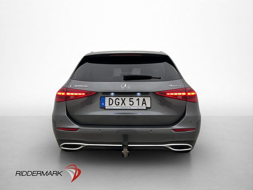 Bild 5 av Mercedes-Benz C 300 T de 4MATIC 4M 360° HuD Massage Skinn Drag Navi
