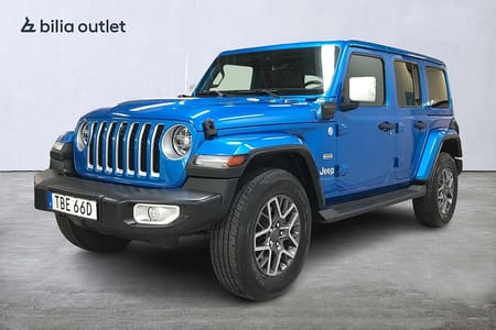Jeep Wrangler Unlimited 4xe 2.0 PHEV Sahara Overland 380hk Navi Drag Kamera