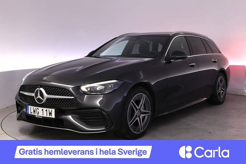 Bild 1 av Mercedes-Benz C 300 T e AMG Burmester Elstol 360 Drag BSM
