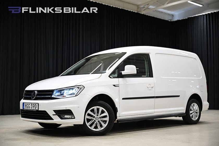 Bild 1 av Volkswagen Caddy Maxi Van DSG 102HK Nedlackad|LED|Inredd|Drag|Värmare|Leasbar