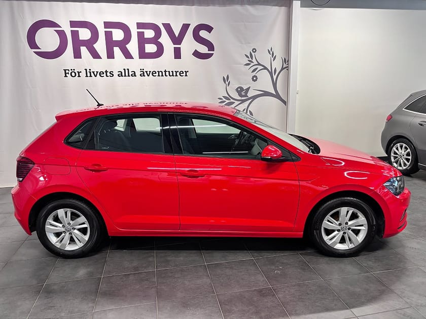 Bild 3 av Volkswagen Polo 1.0 TSI OPF Aut 95Hk Base Motorvärmare V-hjul Bluetooth