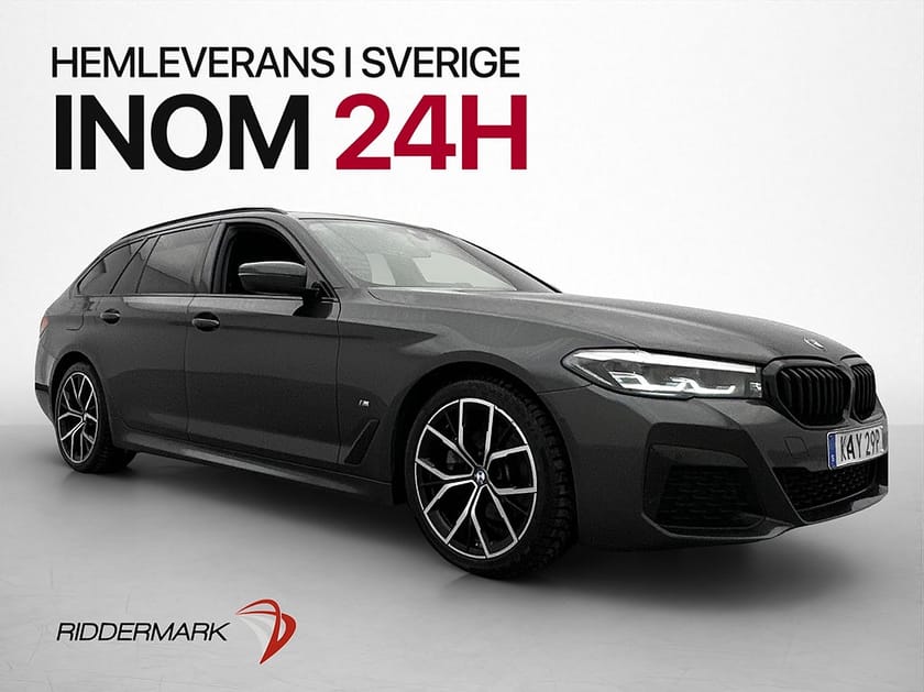 Bild 1 av BMW 520d xDrive Touring 190hk M Sport Kamera Värmare CarPlay
