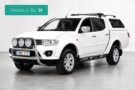 Mitsubishi L200 Dubbelhytt 2.5 4x4 Aut Dragkrok Kåpa Nybes 178hk