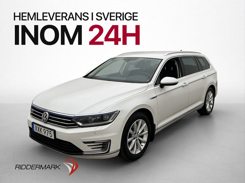 Bild 1 av Volkswagen Passat Variant GTE Sportscombi 218hk Skinn  Värmare Drag