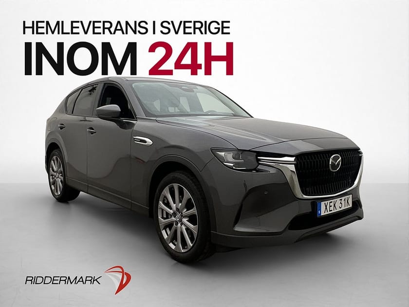 Bild 1 av Mazda CX-60 PHEV MOMS HUD BOSE Läder Kamera Navi Drag