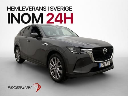 Mazda CX-60 PHEV MOMS HUD BOSE Läder Kamera Navi Drag