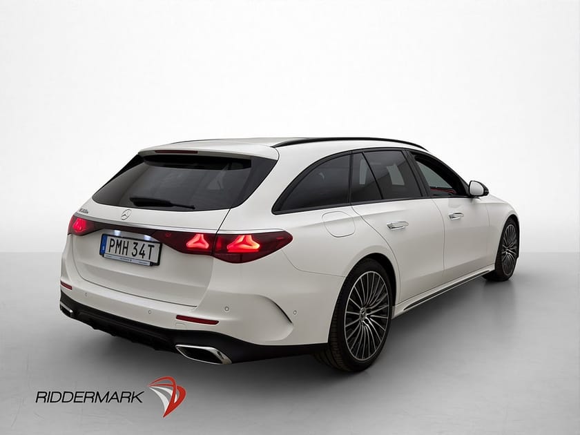 Bild 4 av Mercedes-Benz E 300 T e E300 AMG Pano Burmester-4D 360° Skinn Drag