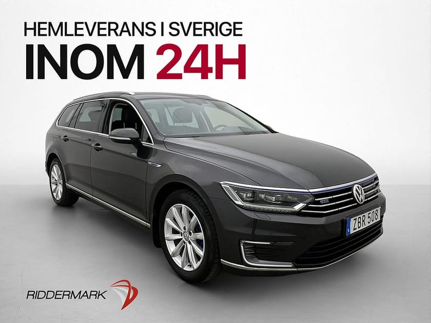 Bild 1 av Volkswagen Passat Variant GTE 218hk Cockpit Kamera Halvskinn Drag