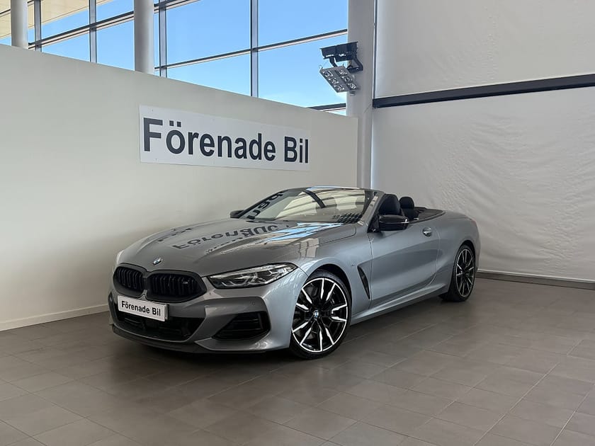 Bild 1 av BMW M850i xDrive Convertible 4,95 ränta M Performance H/K Adpt Farth.