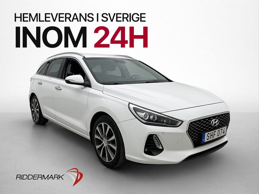 Bild 1 av Hyundai i30 Wagon 140hk Premium Kamera Navi Halvskinn Drag