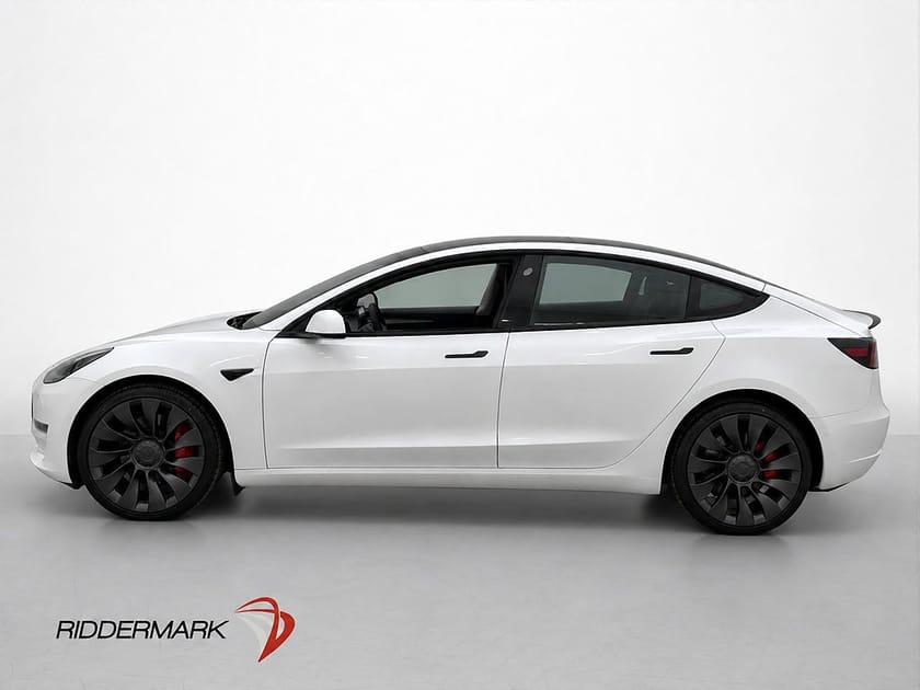 Bild 1 av Tesla Model 3 Performance Autopilot Värmepump Pano 513hk
