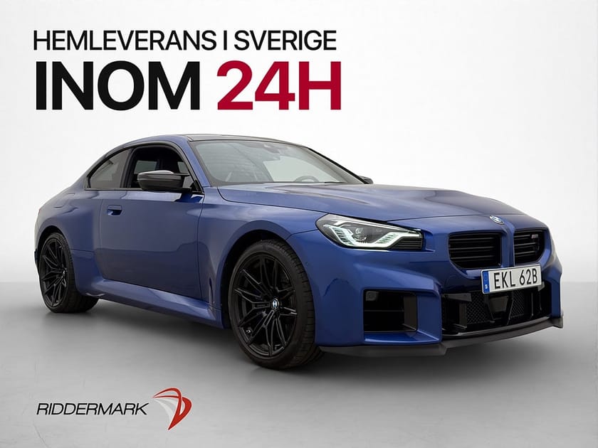 Bild 3 av BMW M2 480hk Innovation Race Track Paket Kolfiber Skalstolar
