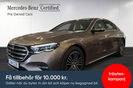 Mercedes-Benz E 220 d 4MATIC Exlusive/Bakaxelstyrning/Burmester/Drag