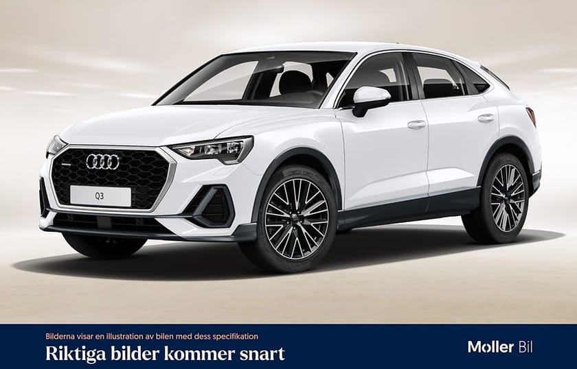 Bild 1 av Audi Q3 Sportback 40 TDI quattro 190 HK S TRONIC|Värmare