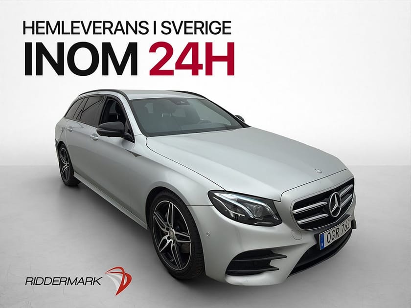 Bild 1 av Mercedes-Benz E 200 T 184hk AMG Night Wide Värmare 360° Drag