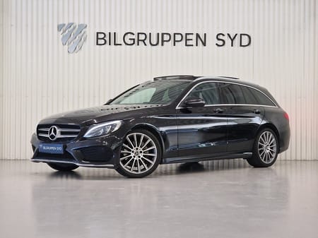 Mercedes-Benz C 200 T 9G-Tronic AMG|Panorama|Burmester|Dragkrok|