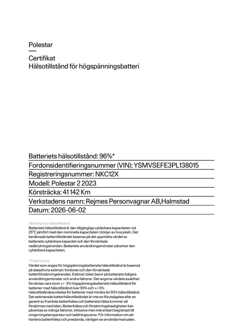 Bild 4 av Polestar 2 Standard Range Single Motor 69kWh