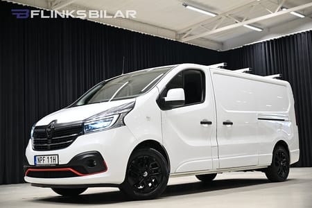 Renault Trafic Skåpbil 170HK L2 Automat|Sport|Inredd|Dubbeldörr|Leasbar|SeUtr!