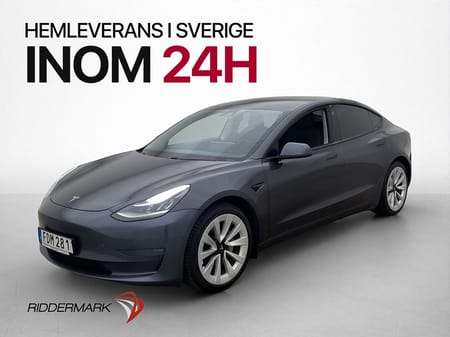 Tesla Model 3 Long Range AWD Kamera Pano Svensksåld