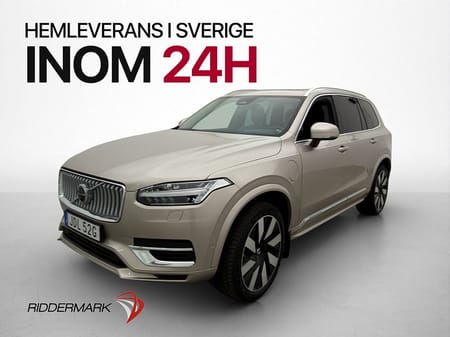 Volvo XC90 7 Säten Recharge T8 AWD Plus Bright 7-Sits Pano H/K Skinn