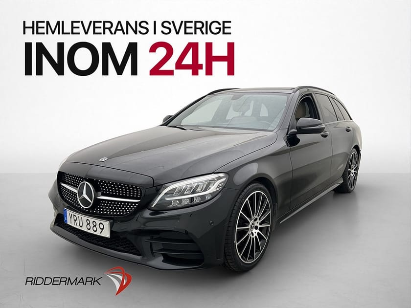 Bild 3 av Mercedes-Benz C 200 T C200 184hk AMG Pano Kamera Navi Skinn Drag