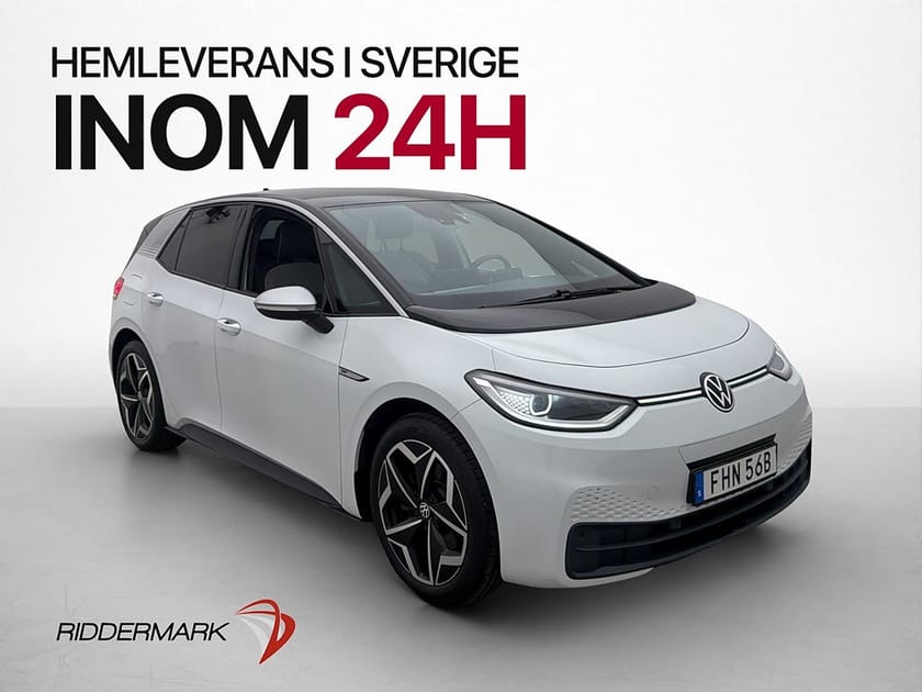Bild 1 av Volkswagen ID.3 Pro Performance 204hk Värmare Kamera CarPlay