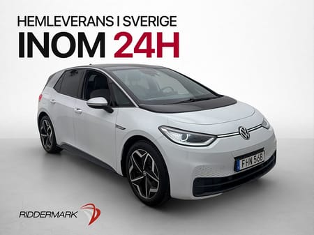Volkswagen ID.3 Pro Performance 204hk Värmare Kamera CarPlay