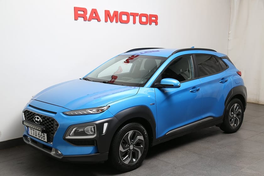 Bild 1 av Hyundai Kona Hybrid 1,6 GDI 141hk Premium Aut 1ägare Motorv Drag