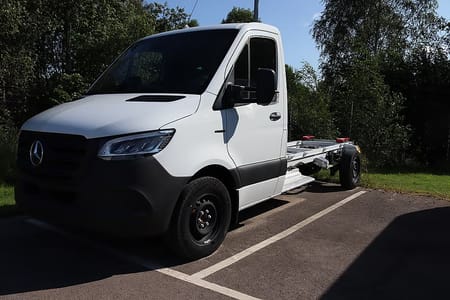Mercedes-Benz eSprinter 420 Chassi 81 kWh 113 Lagerbil