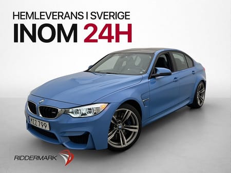 BMW M3 431hk 3-Brukare Induvidual Kolfiber H/K HUD Sv.Såld