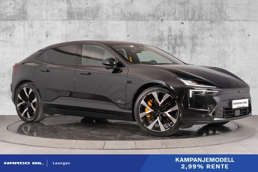 Bilde 1 av Polestar 4 Long Range Dual motor Performance. 2,99%. Rentekampanje på brukt Polestar!