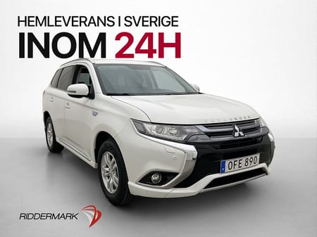 Mitsubishi Outlander PHEV 203hk 4WD City Kamera Värmare Drag