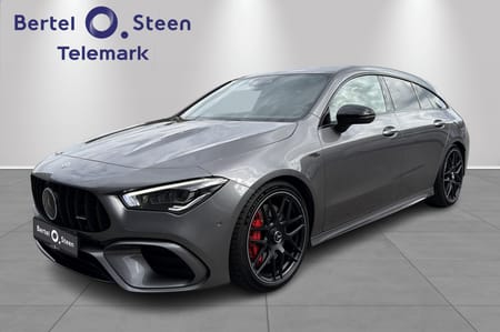Mercedes-Benz AMG CLA 45 S 4MATIC+ Shooting Brake Performance|Premium pakke plus|Råskinn med lav km