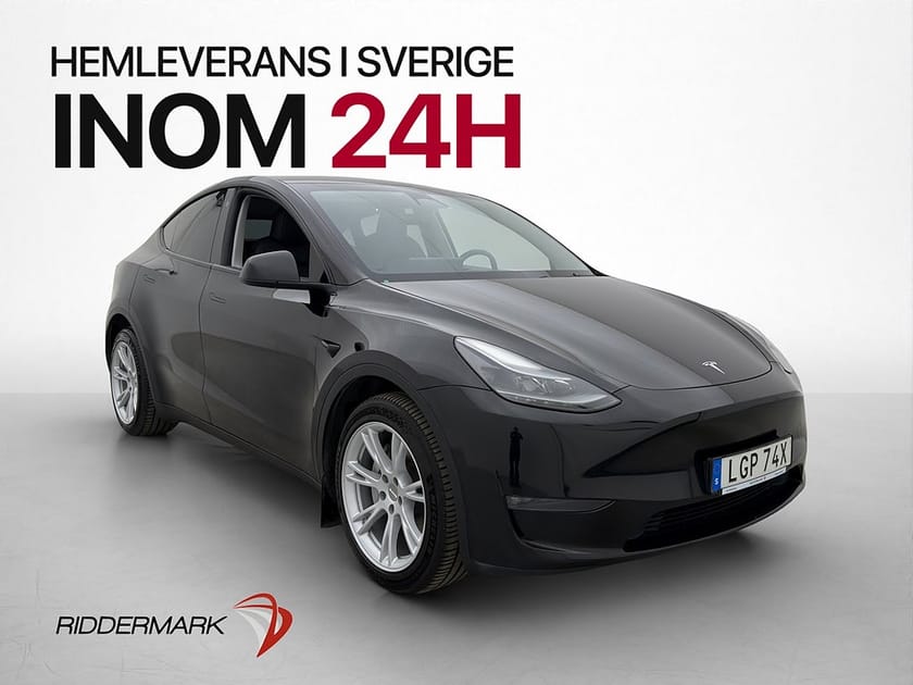 Bild 1 av Tesla Model Y Long Range AWD Longe 514hk Dragkrok Autopilot MOMS