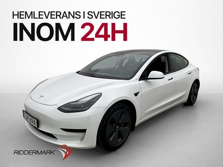 Tesla Model 3 Standard Range Plus Värmepump Svensksåld