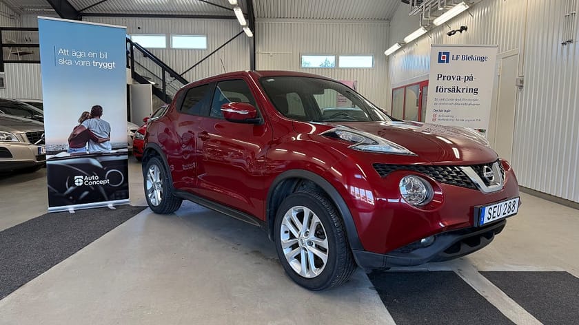 Bild 1 av Nissan Juke 1.6 XTRONI, 117h, Auto, 1 ÄG,kamera låga mil * FYND *