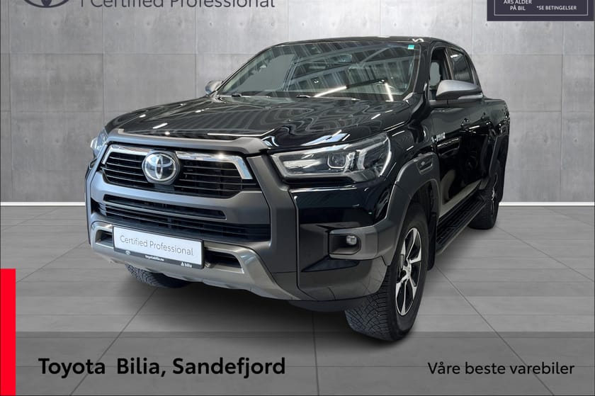 Bilde 1 av Toyota Hilux Dobbelcab 2.8 D 204hk SR+ Innv. X Aut 4WD,R.kamp 6.25% med 35%EK