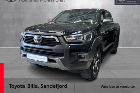 Toyota Hilux Dobbelcab 2.8 D 204hk SR+ Innv. X Aut 4WD,R.kamp 6.25% med 35%EK