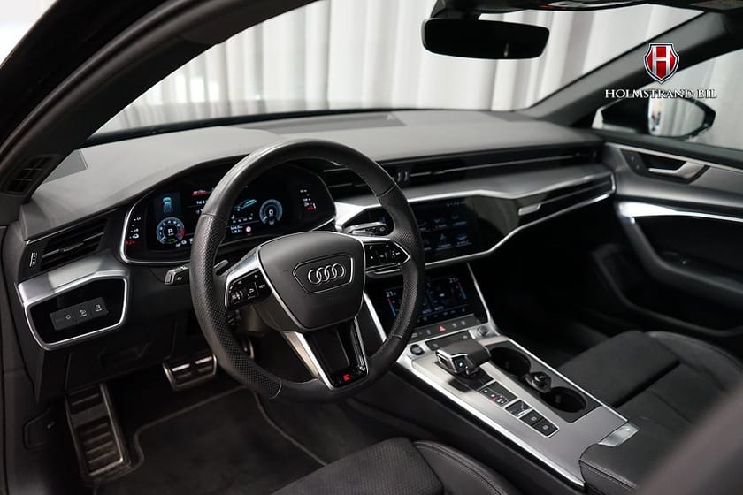 Bild 5 av Audi A6 Avant 55 TFSI e quattro S-line Svart optik Drag Kamera Matrix