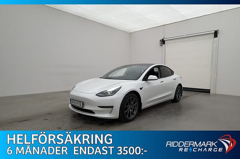 Bild 1 av Tesla Model 3 Long Range AWD Pano Dragkrok AP Svensksåld